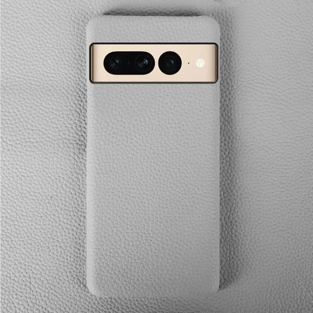 LuxLeather Elite Cowhide Case for Google Pixel 6, 7, 8 Pro, 9 Pro XL & More – Premium Leather with Hard PC Back Cover — product view 9