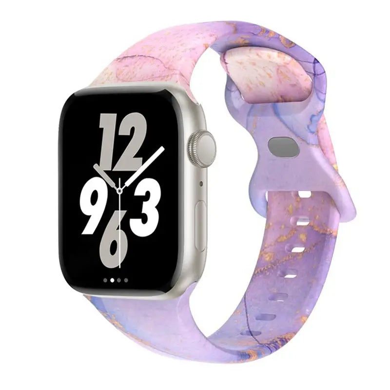 FlexPrint Silicone Style Band for Apple Watch - Avontic