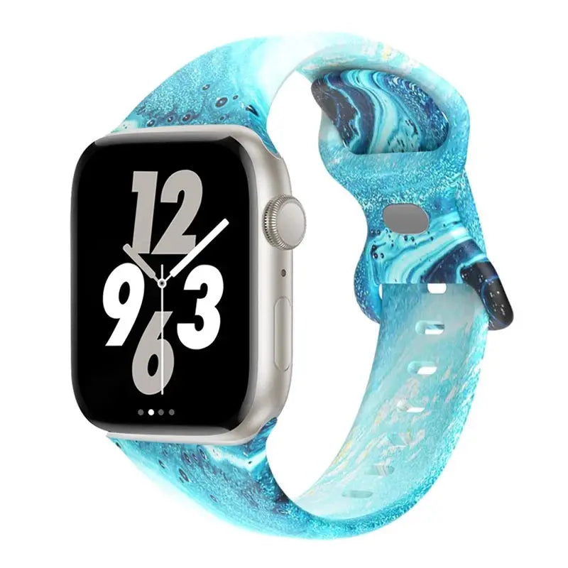 FlexPrint Silicone Style Band for Apple Watch - Avontic