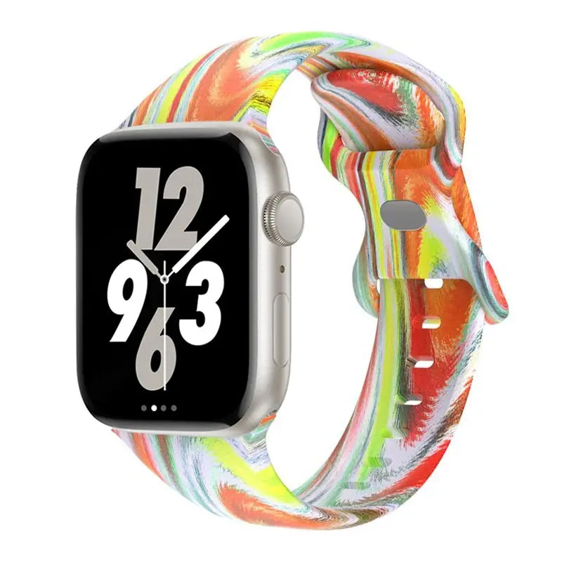 FlexPrint Silicone Style Band for Apple Watch - Avontic