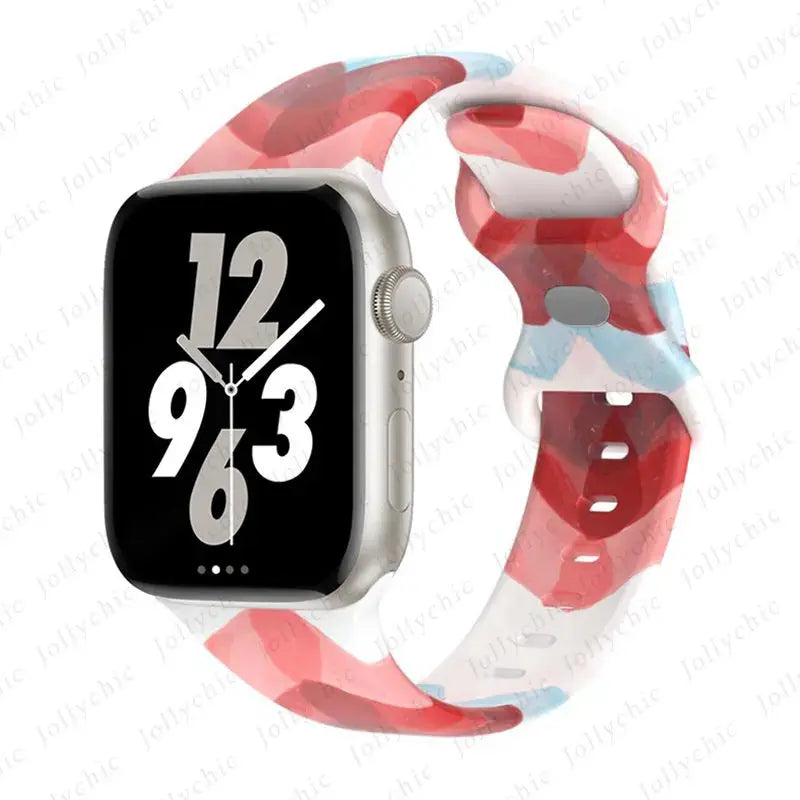 FlexPrint Silicone Style Band for Apple Watch - Avontic
