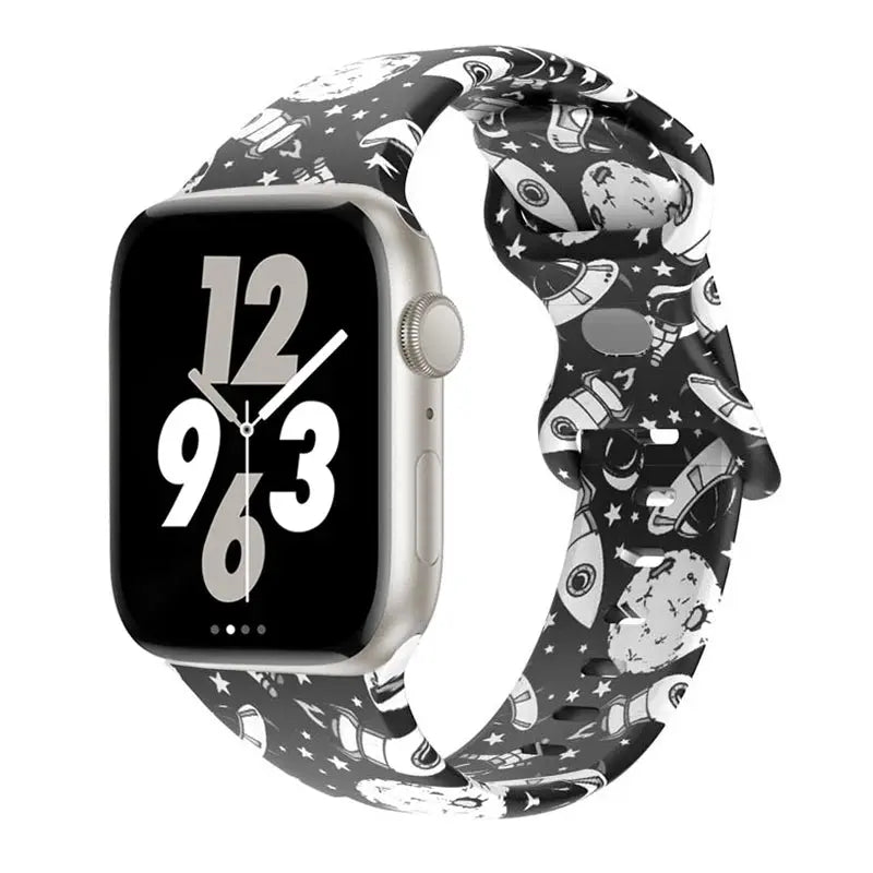 FlexPrint Silicone Style Band for Apple Watch - Avontic