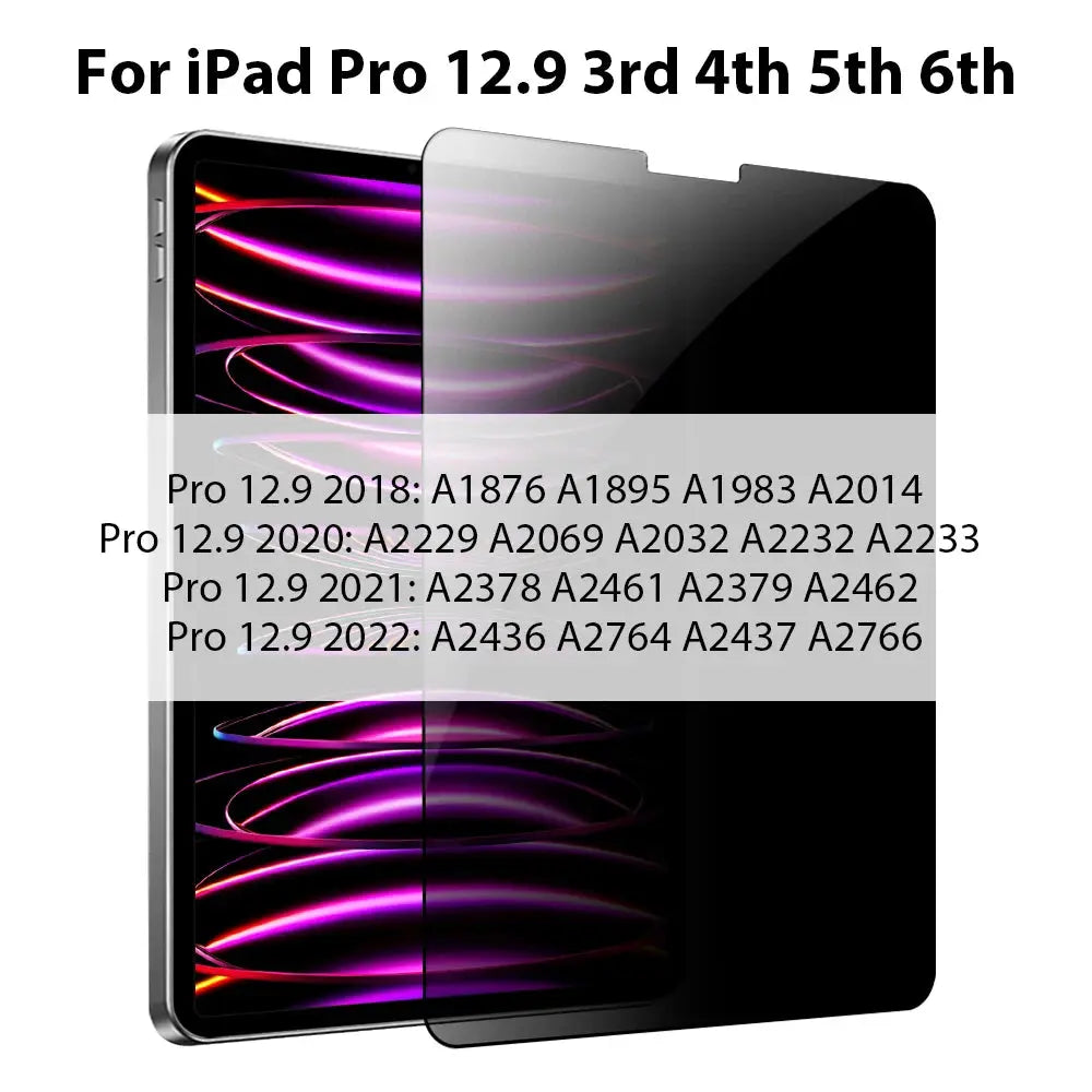 iGuard Shield - Privacy Tempered Glass Screen Protector for iPad