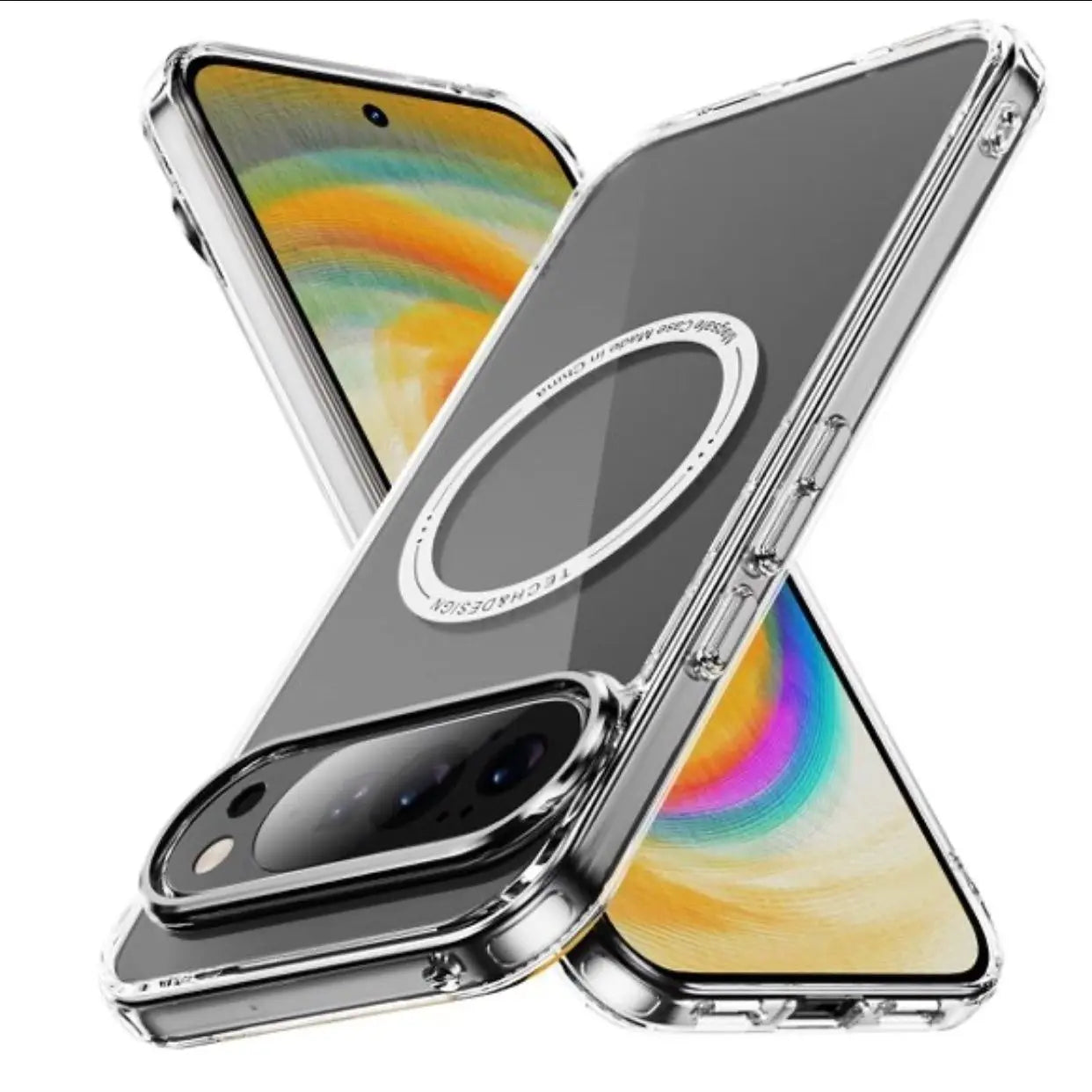 Avontic CrystalHalo Clear Magnetic Case for Google Pixel 11 Series