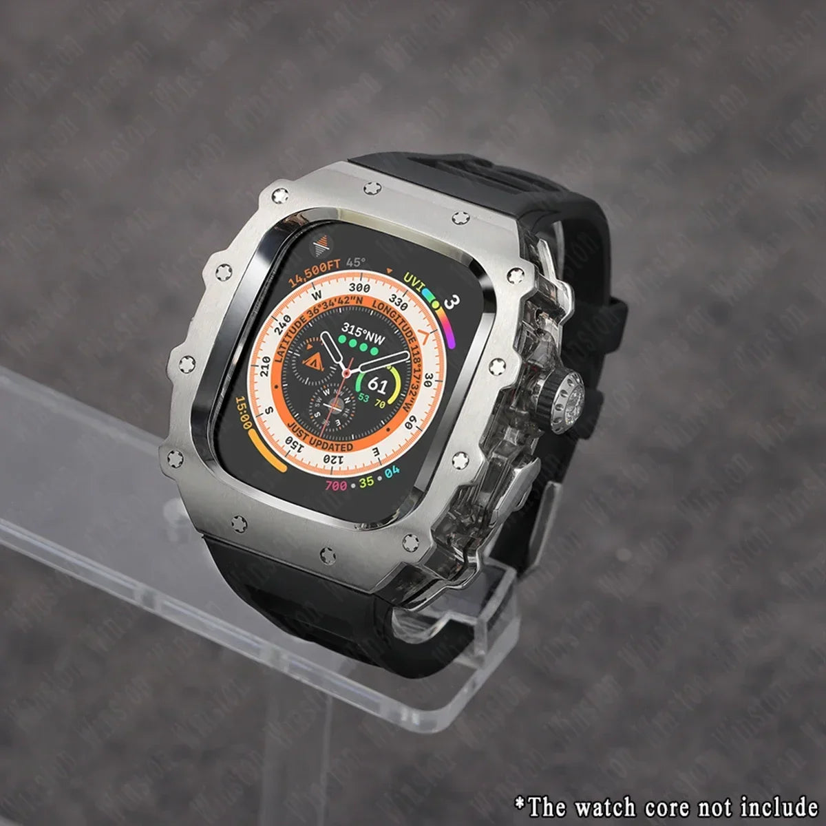 FortiCase™ Sport Edition — Stainless Steel Armor Kit for Apple Watch Ultra 3, 2 & 1 & Series 6–9