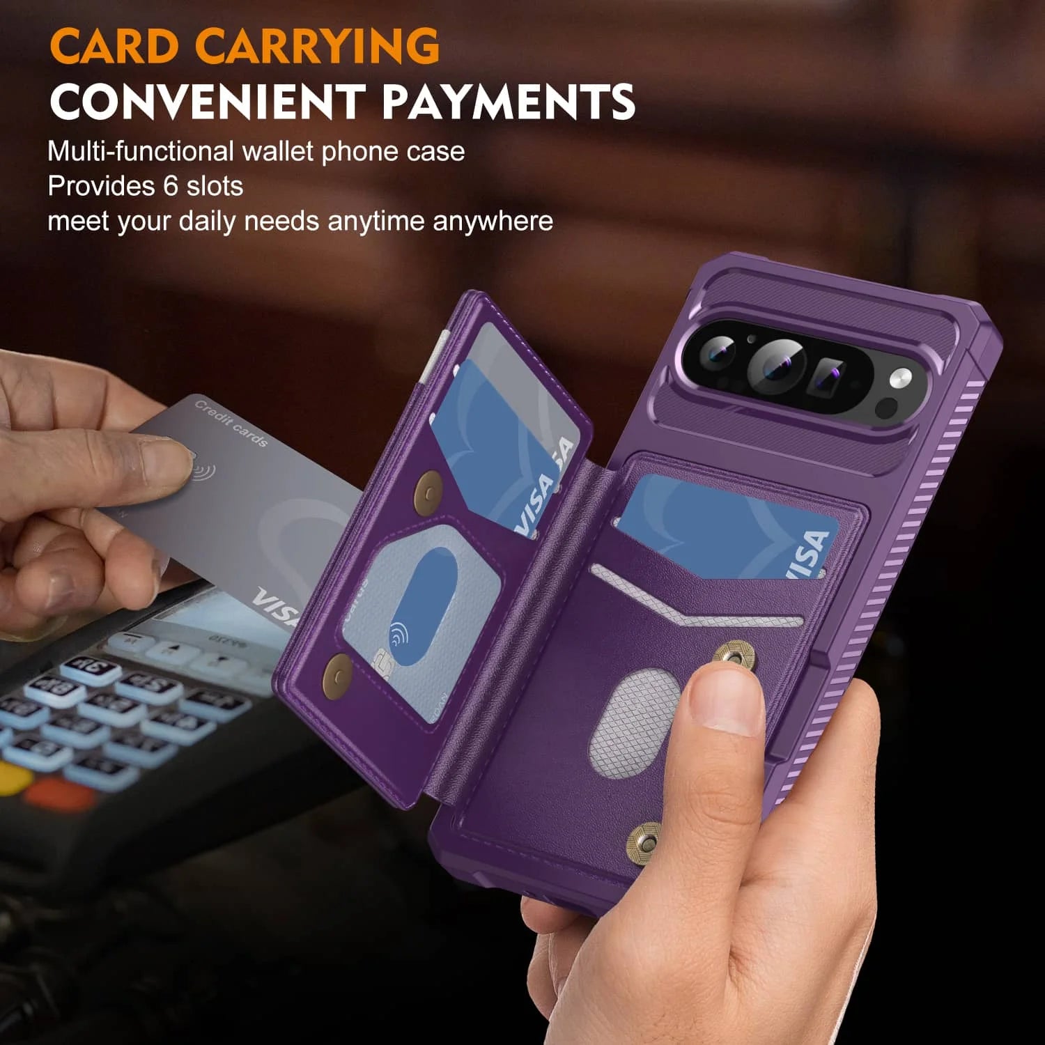 VaultShield™ Armor Flip Wallet Case for Google Pixel (All Models)