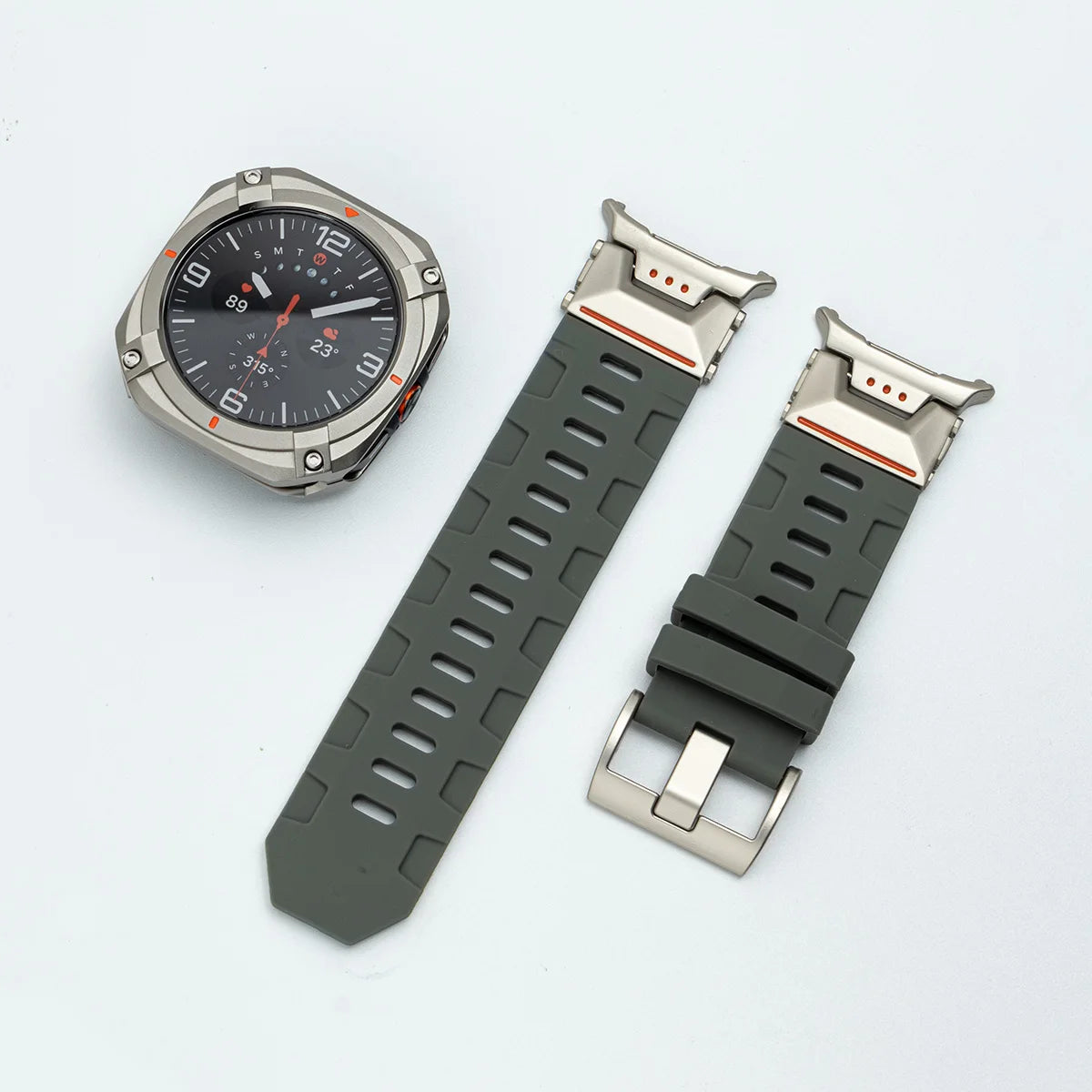 UltraSport Shield™ Silicone Band & Protective Case Set for Samsung Galaxy Watch Ultra 47mm