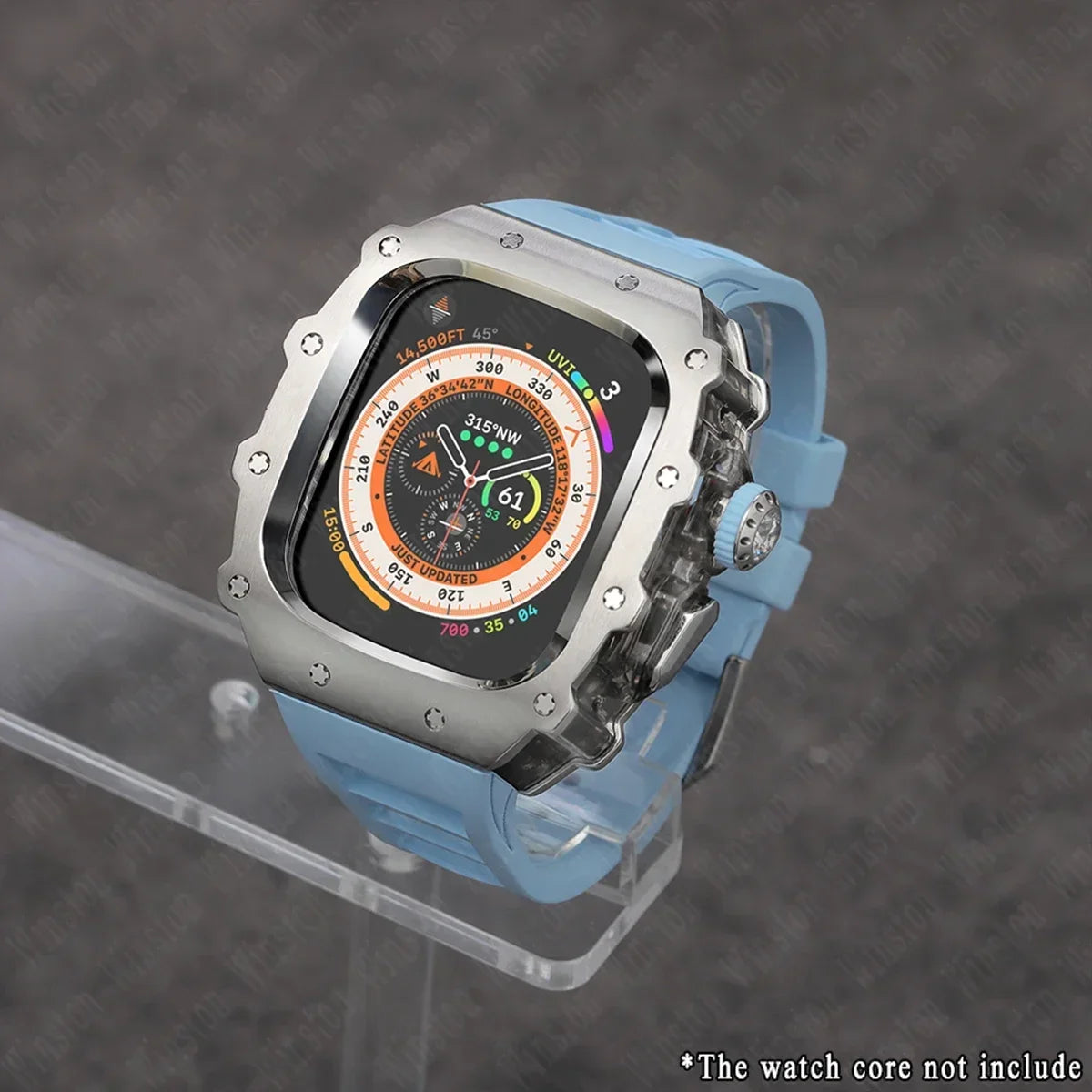 FortiCase™ Sport Edition — Stainless Steel Armor Kit for Apple Watch Ultra 3, 2 & 1 & Series 6–9