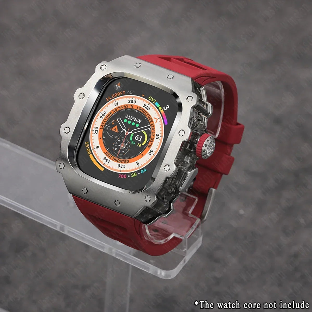 FortiCase™ Sport Edition — Stainless Steel Armor Kit for Apple Watch Ultra 3, 2 & 1 & Series 6–9