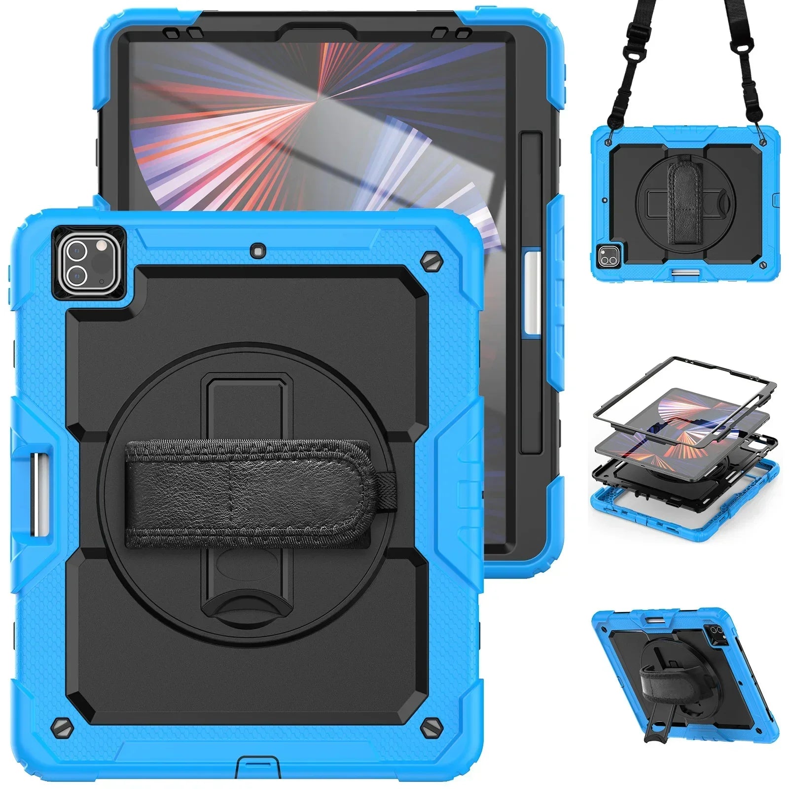 RhinoGuard Tactical 360 Pro Case for iPad Air, iPad A16, and iPad 12th Gen 2026