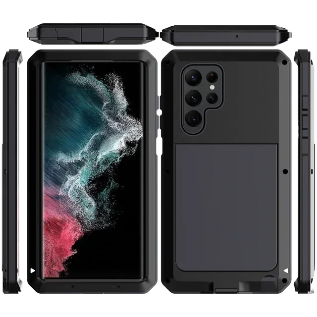 TitanForge AlloyShield Series – Full Metal Armor Case for Samsung Galaxy S Series