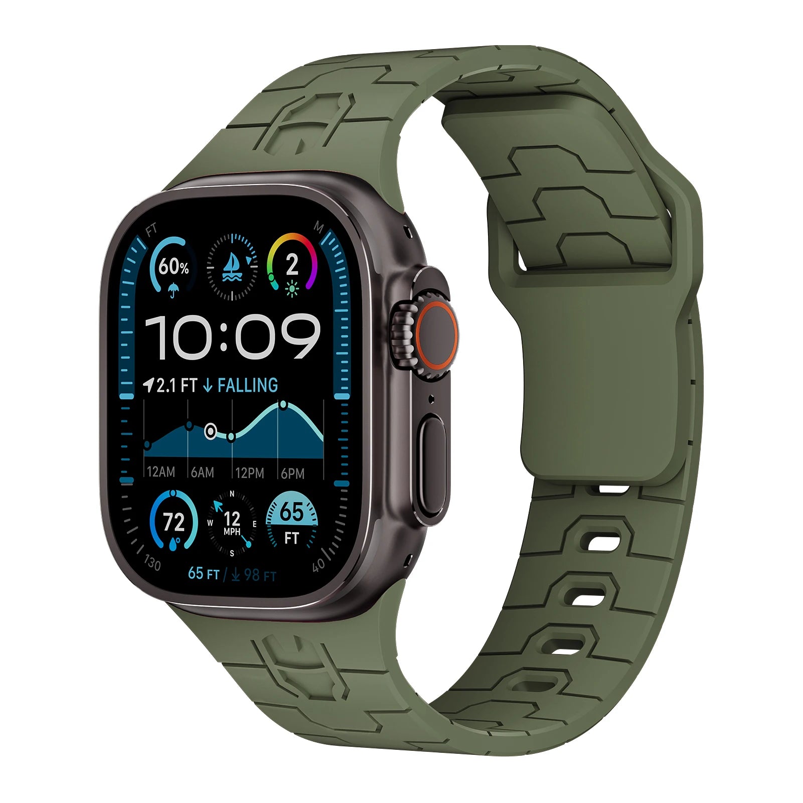 ArmorFlex TrailBand™ Performance Silicone Band for Apple Watch