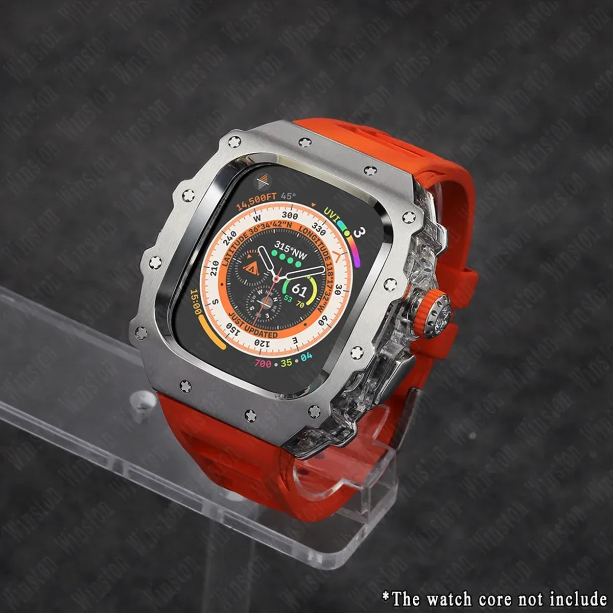 FortiCase™ Sport Edition — Stainless Steel Armor Kit for Apple Watch Ultra 3, 2 & 1 & Series 6–9