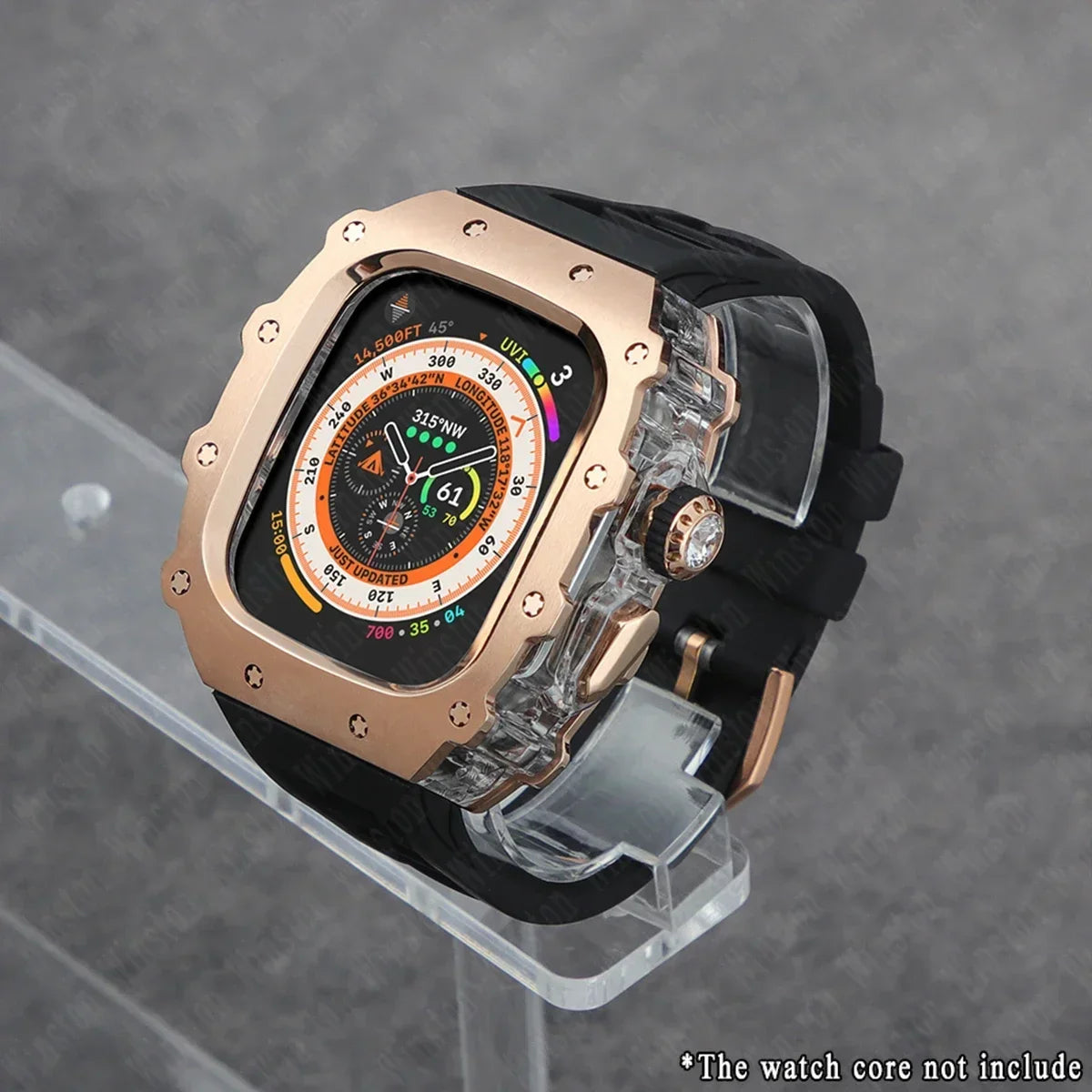 FortiCase™ Sport Edition — Stainless Steel Armor Kit for Apple Watch Ultra 3, 2 & 1 & Series 6–9