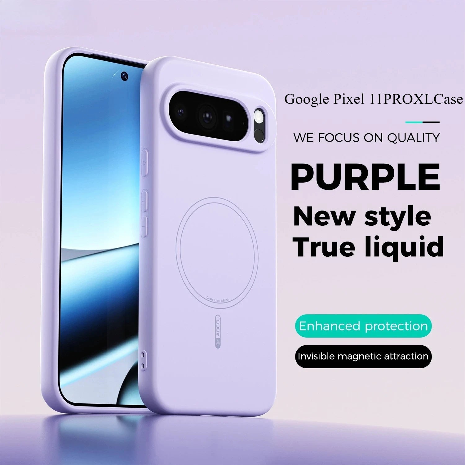 Avontic SilkenGuard Magnetic Silicone Case for Google Pixel 9–11 Series