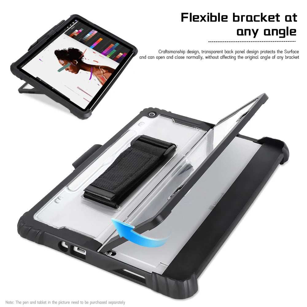 RhinoGuard Apex Shield Case for Surface Pro & Surface Go (Pro 12, 11, 10, 9, 8, 7, 6, 5, 4 | Go 4, 3, 2, 1)