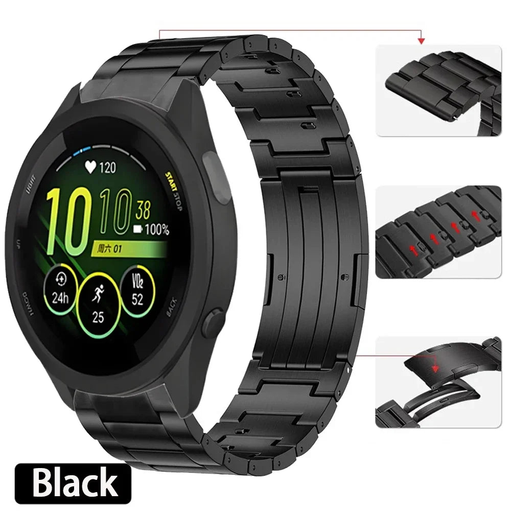 Avontic TitanForge Pro Titanium Quick-Release Band for Garmin Watches – 20mm & 22mm