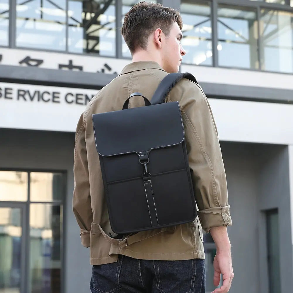 HK TechGear Collection 15.6 Inch Vintage Laptop Backpack Bag Pinnacle Luxuries