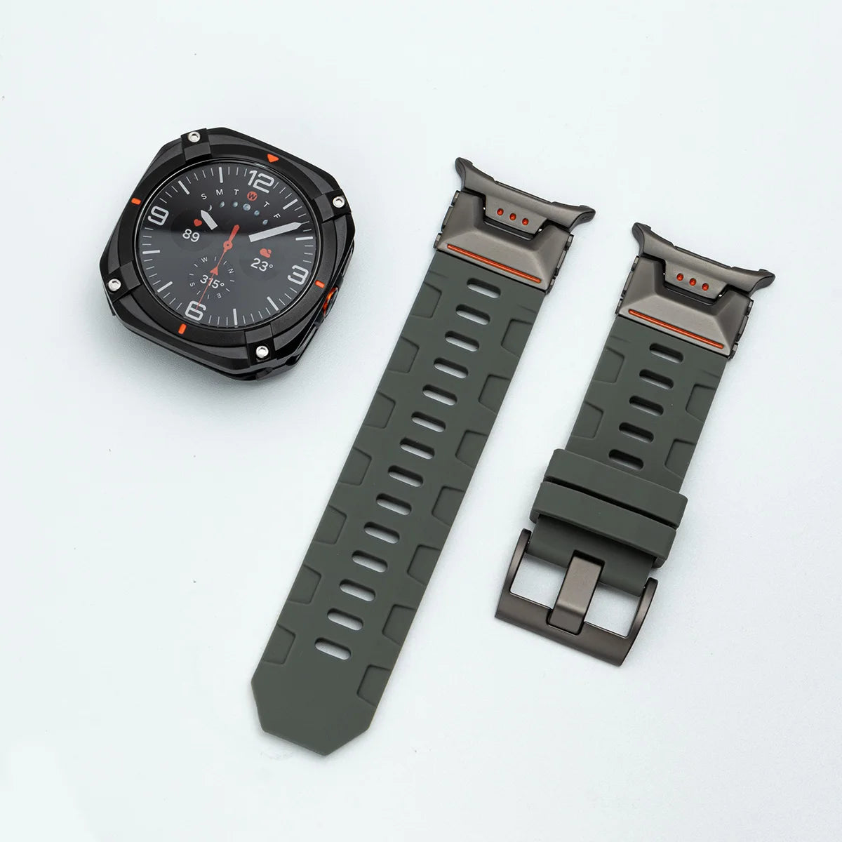 UltraSport Shield™ Silicone Band & Protective Case Set for Samsung Galaxy Watch Ultra 47mm