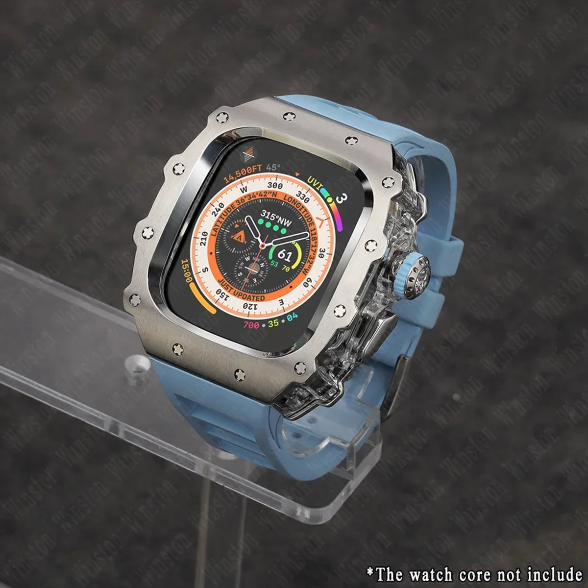 FortiCase™ Sport Edition — Stainless Steel Armor Kit for Apple Watch Ultra 3, 2 & 1 & Series 6–9