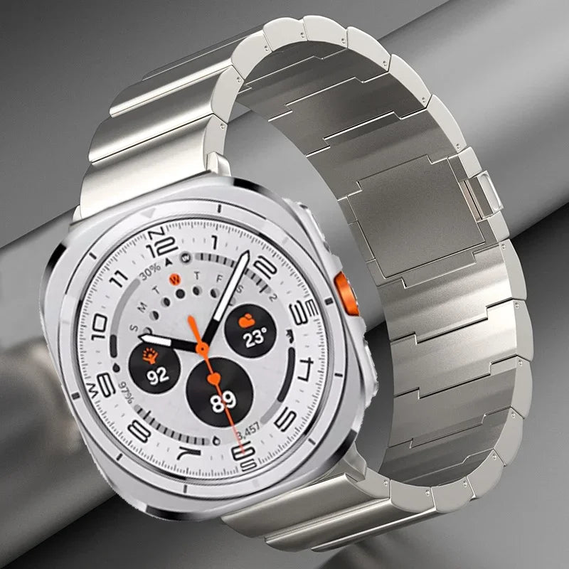Titanium MasterCraft Band for Samsung Galaxy Watch Ultra 2024 & 2025