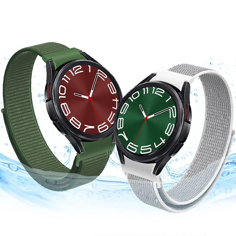 Curved End Nylon Strap for Samsung Galaxy 6classic 47mm 43mm 5pro 45mm 4classic No Gaps Band for Samsung Galaxy 6 5 4 40mm 44mm Avontic