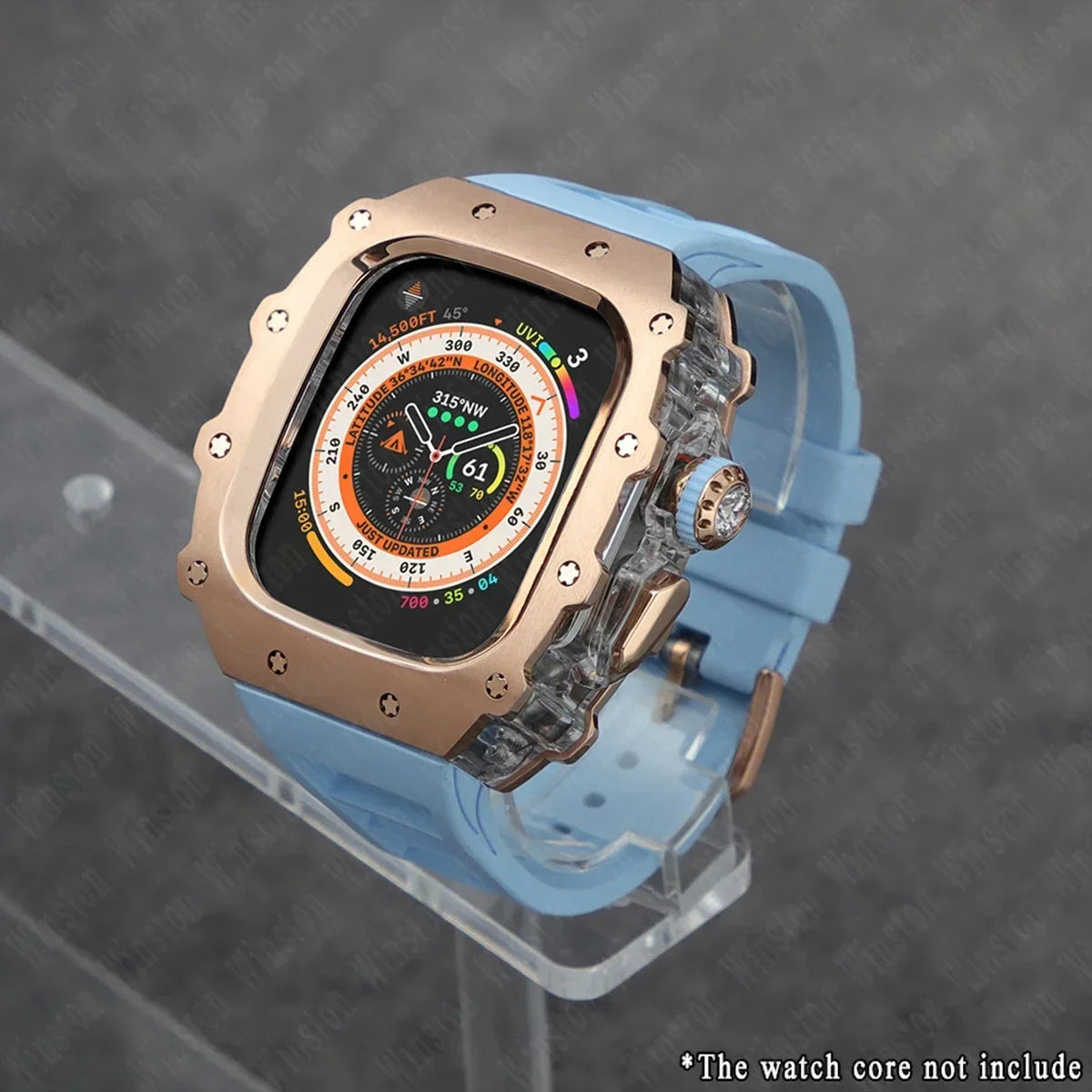 FortiCase™ Sport Edition — Stainless Steel Armor Kit for Apple Watch Ultra 3, 2 & 1 & Series 6–9