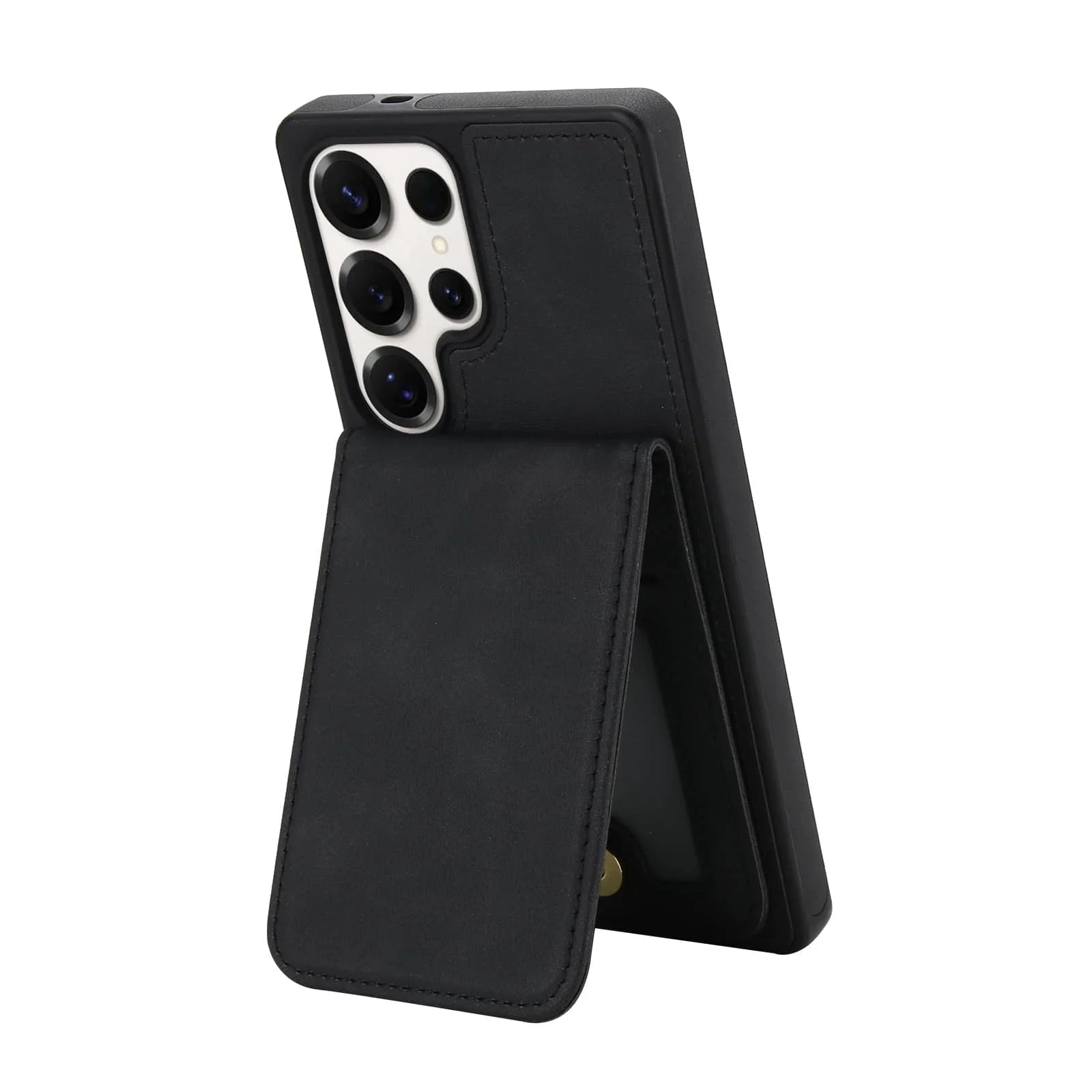 Magnetic Detachable Wallet Case for Samsung Galaxy S25 Ultra RFID Kickstand