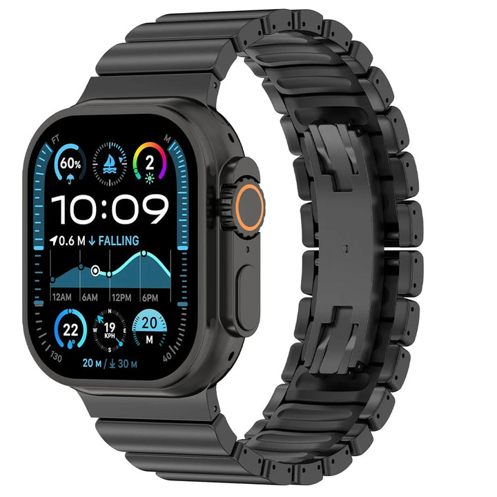 Avontic TitaniumTrail ProLink Band for Apple Watch Series 12 (46mm) & Ultra 4 (49mm)