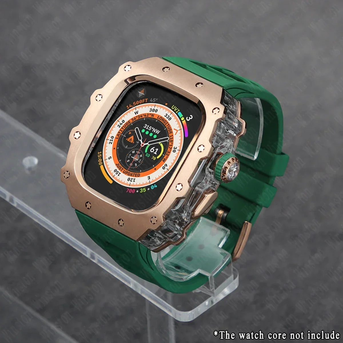 FortiCase™ Sport Edition — Stainless Steel Armor Kit for Apple Watch Ultra 3, 2 & 1 & Series 6–9