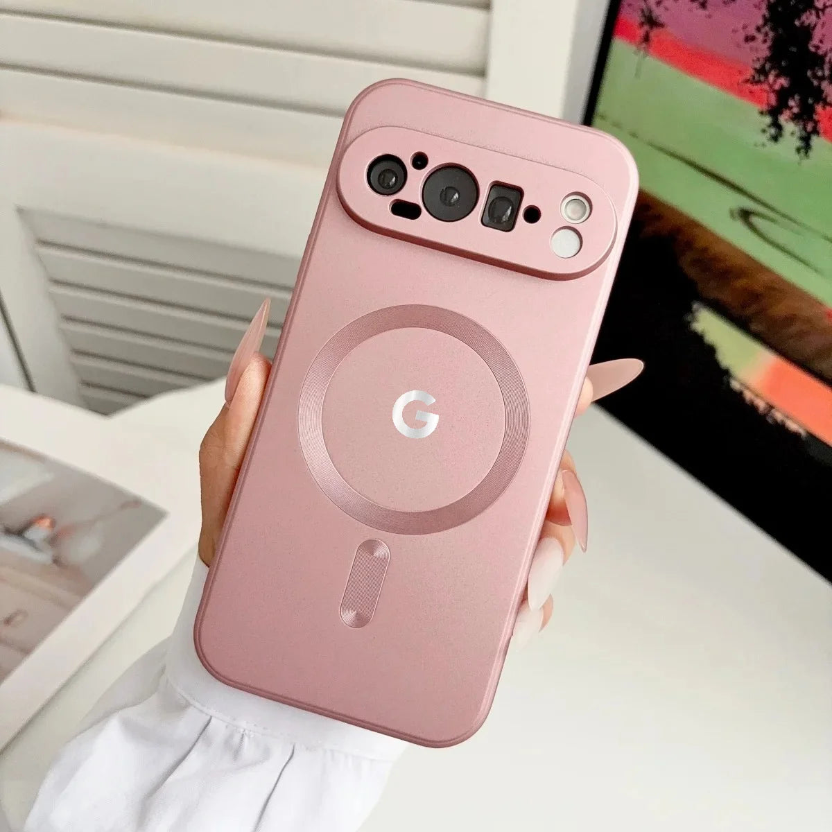 Avontic MetallicAura Google Pixel case in Pink – variant image