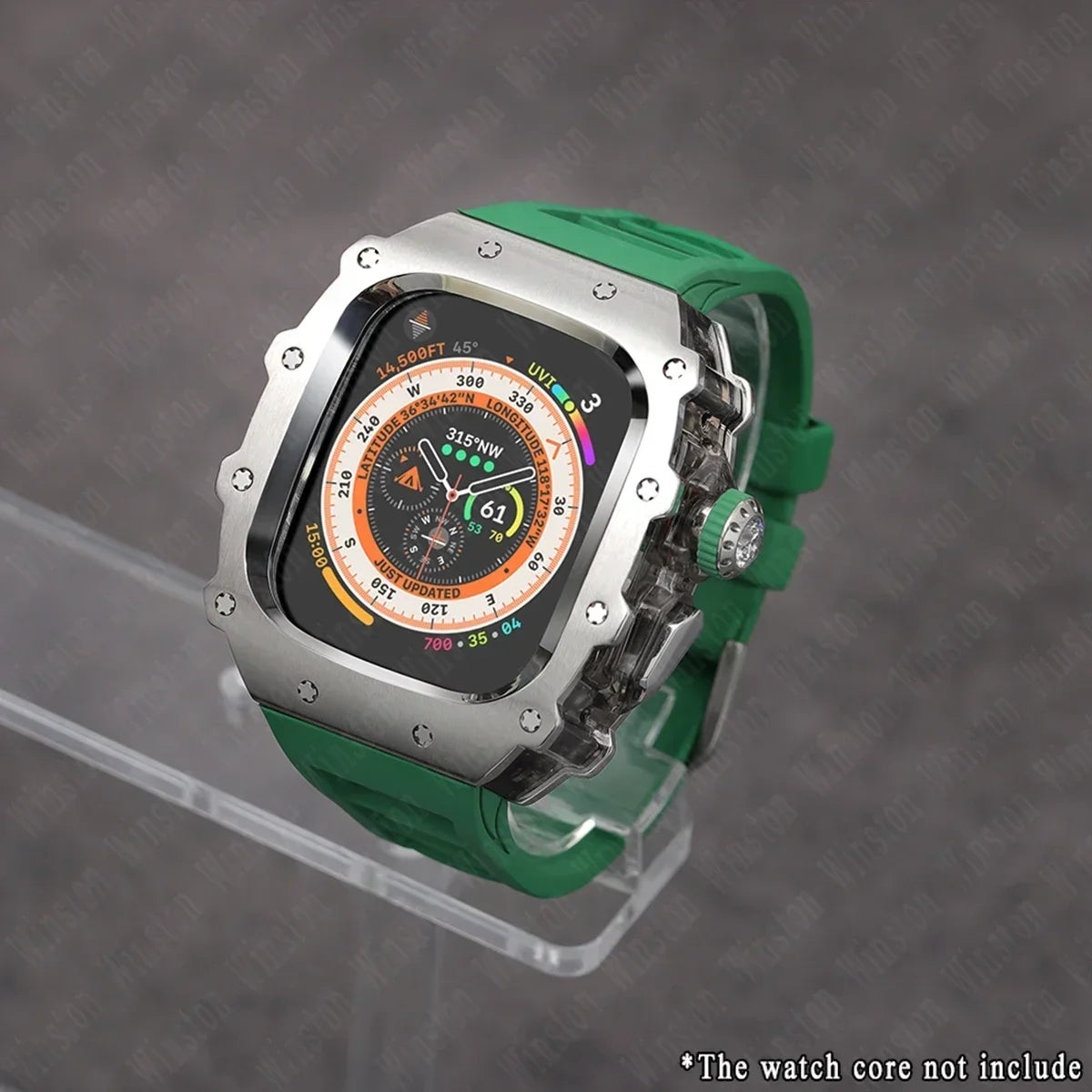 FortiCase™ Sport Edition — Stainless Steel Armor Kit for Apple Watch Ultra 3, 2 & 1 & Series 6–9