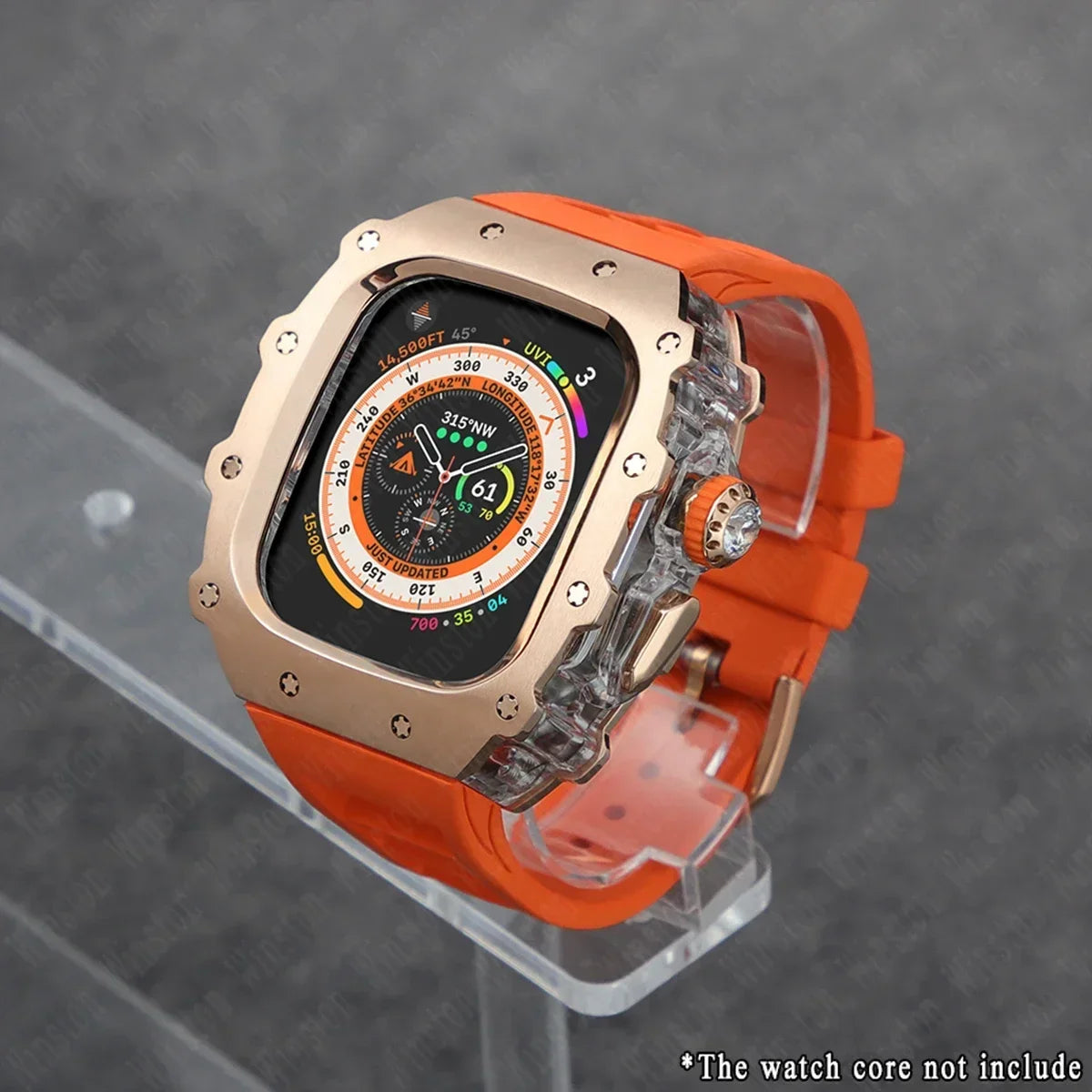 FortiCase™ Sport Edition — Stainless Steel Armor Kit for Apple Watch Ultra 3, 2 & 1 & Series 6–9