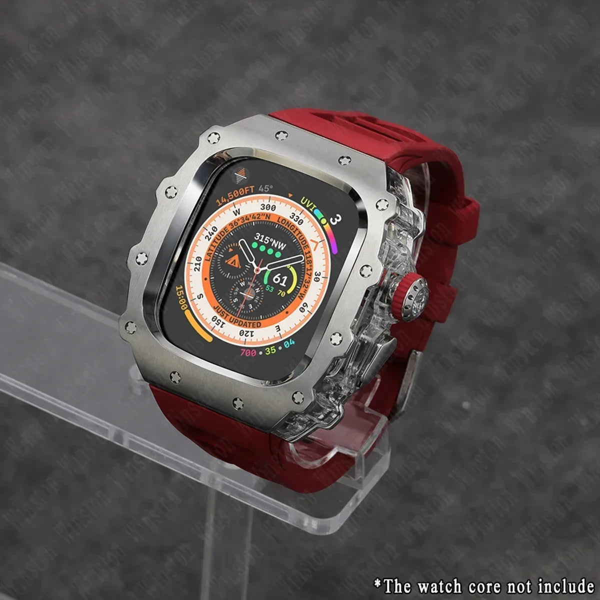 FortiCase™ Sport Edition — Stainless Steel Armor Kit for Apple Watch Ultra 3, 2 & 1 & Series 6–9