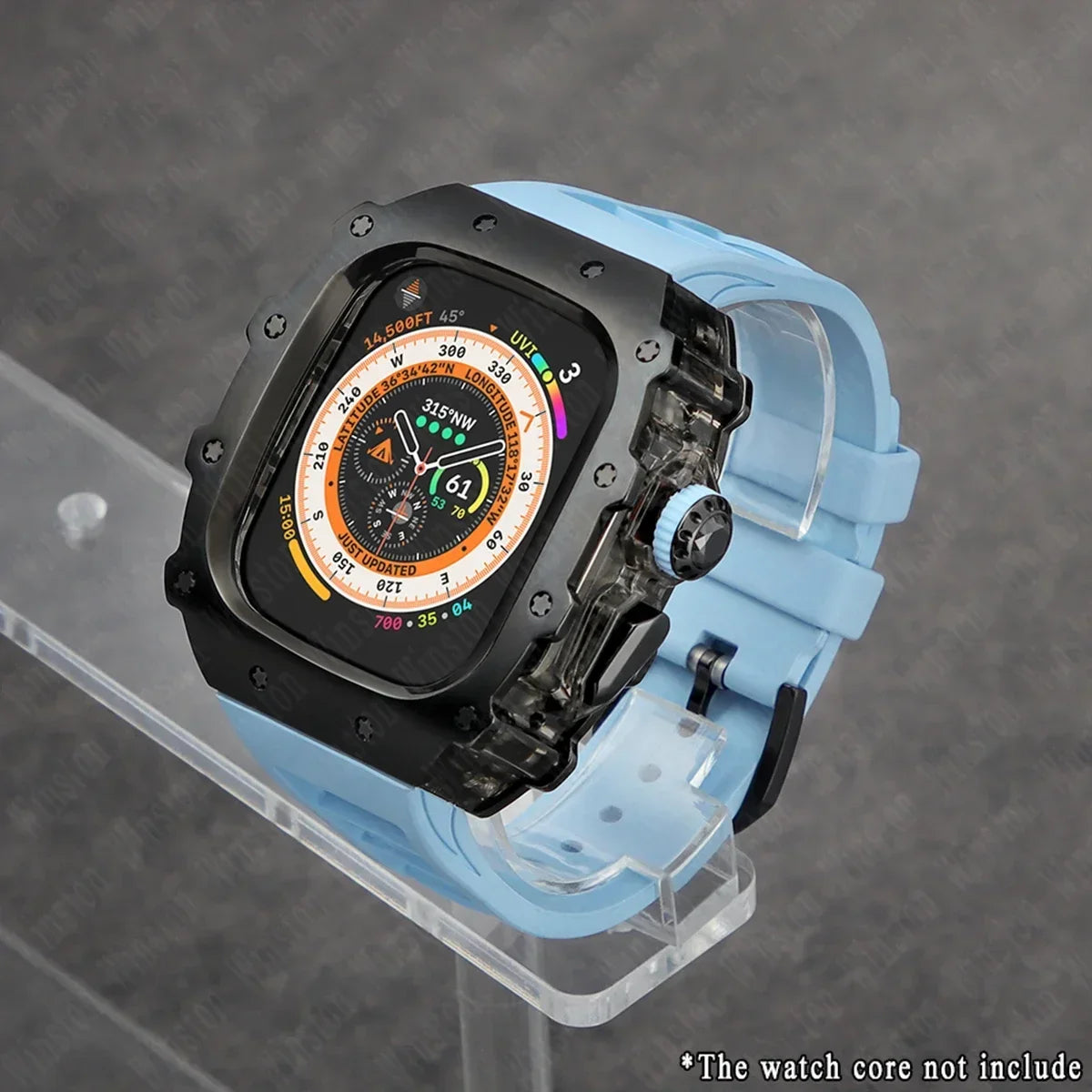 FortiCase™ Sport Edition — Stainless Steel Armor Kit for Apple Watch Ultra 3, 2 & 1 & Series 6–9