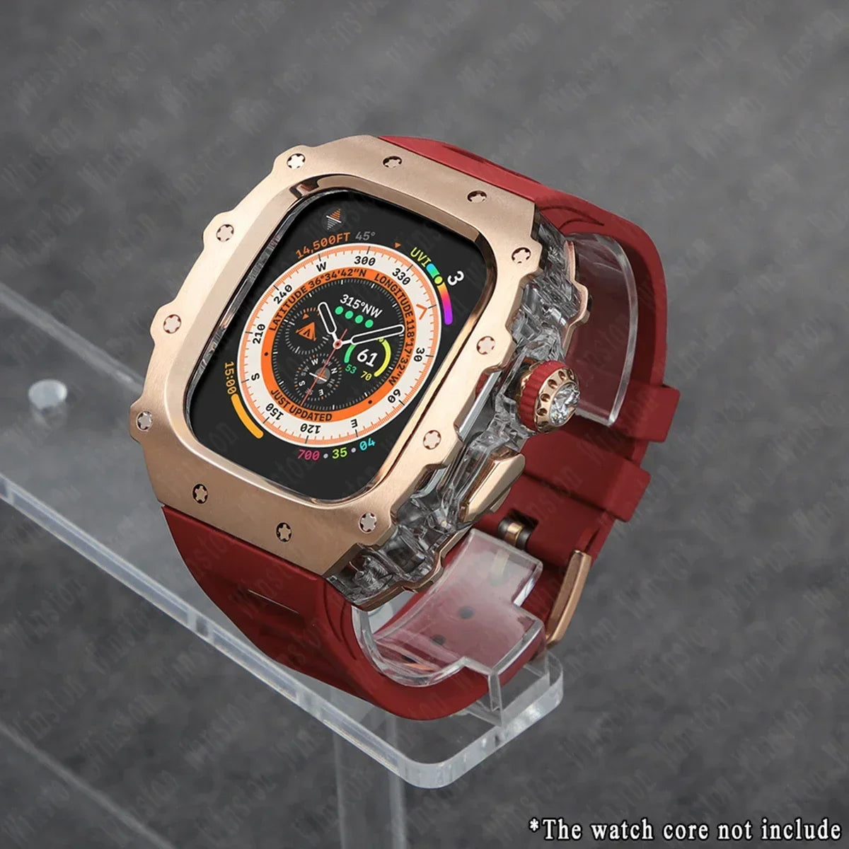 FortiCase™ Sport Edition — Stainless Steel Armor Kit for Apple Watch Ultra 3, 2 & 1 & Series 6–9