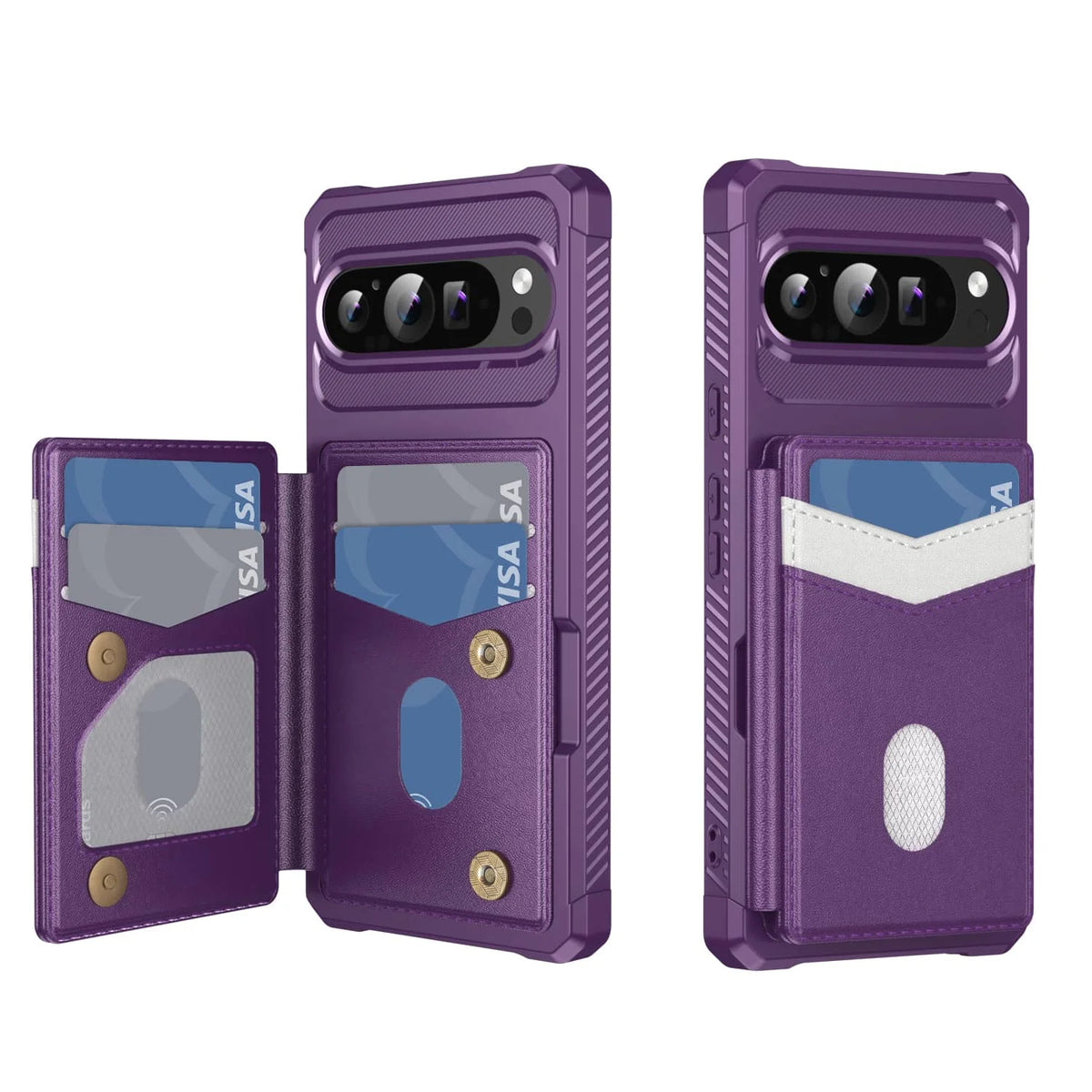 VaultShield Armor Flip Wallet Case for Google Pixel (All Models)