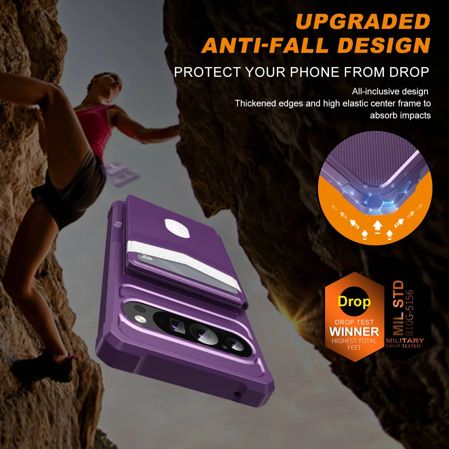 VaultShield™ Armor Flip Wallet Case for Google Pixel (All Models)