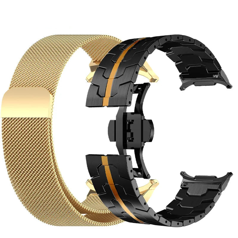 Titanium DuoFlex 2-in-1 Band Set for Galaxy Watch Ultra & Ultra 2 (2026)