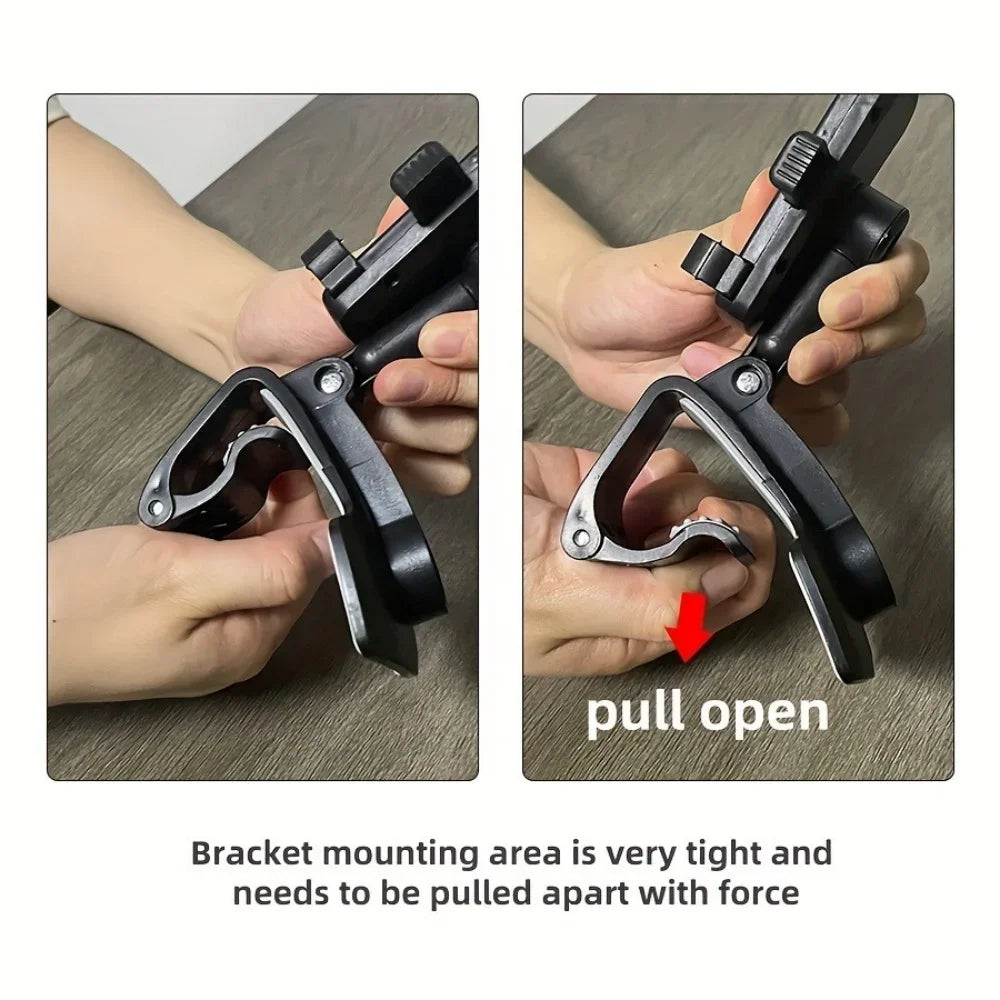 GripDrive Pro Clamp-Lock Car Phone Mount – Ultra-Stable Dashboard Stand for iPhone & Android — product view 7