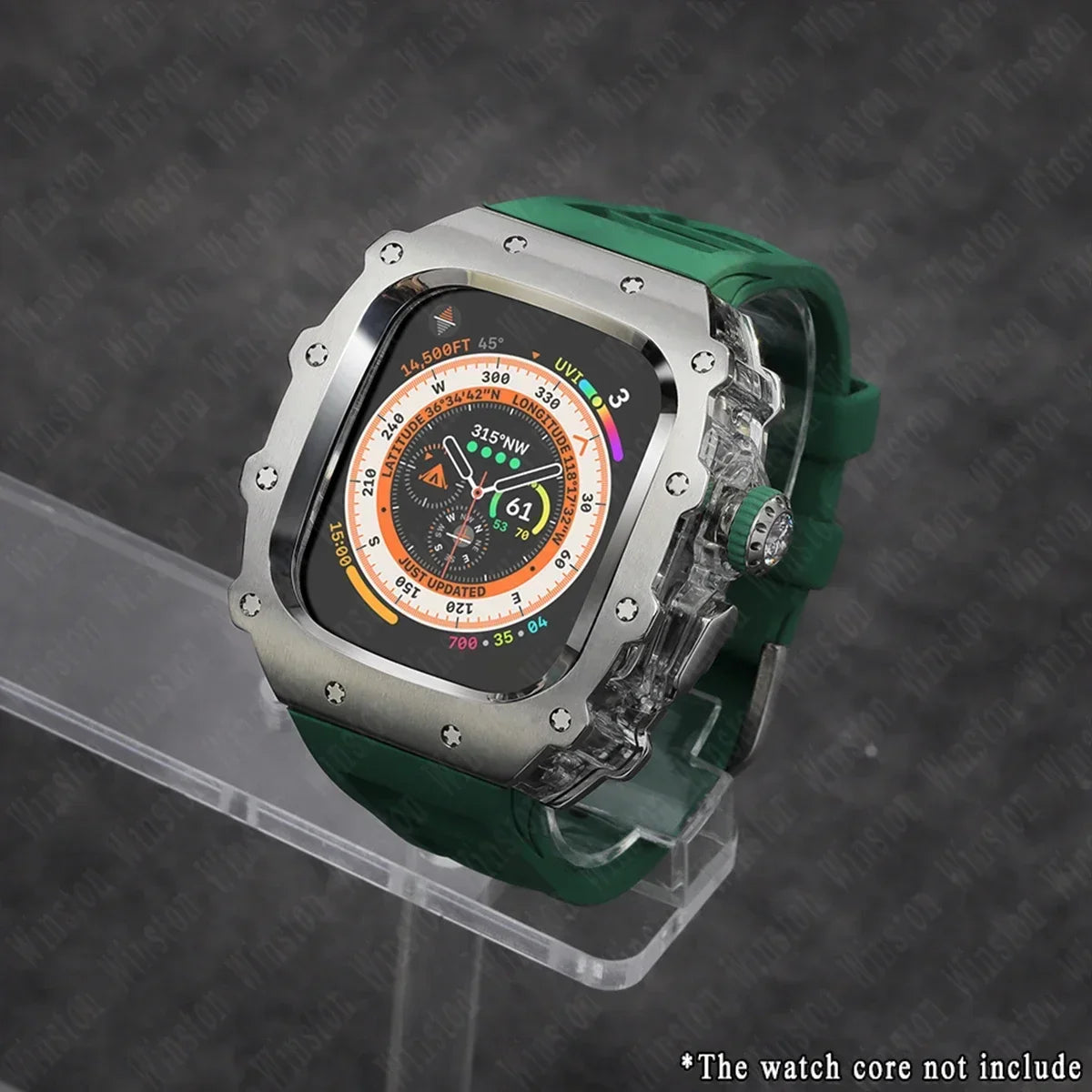 FortiCase™ Sport Edition — Stainless Steel Armor Kit for Apple Watch Ultra 3, 2 & 1 & Series 6–9