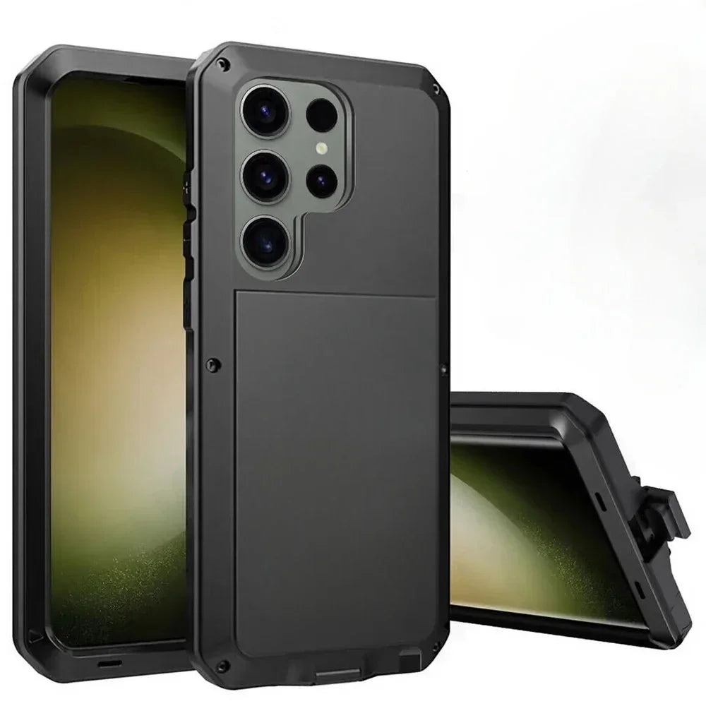 TitanForge AlloyShield Series – Full Metal Armor Case for Samsung Galaxy S Series