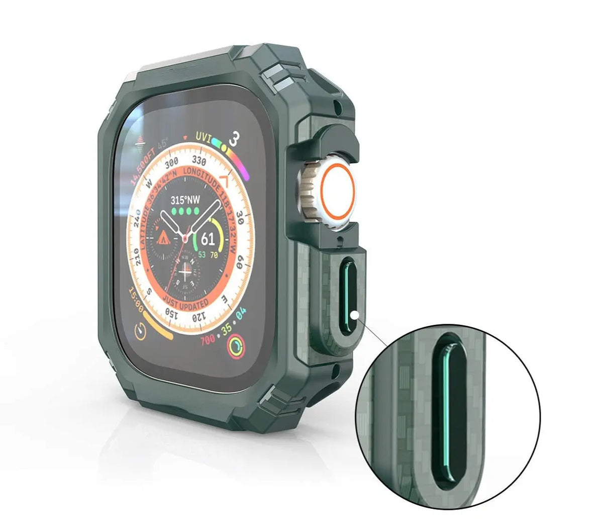 Transparent Case for Apple Watch Series Ultra 8 7 6 5 4 SE PC Hard Protector Bumper for Iwatch 49mm 45 44 40mm 41mm Accessories Avontic