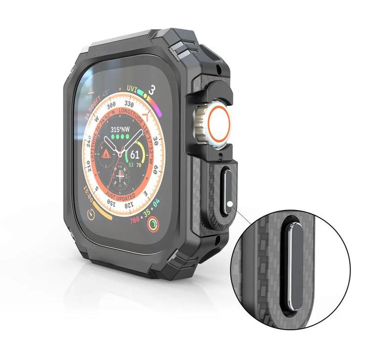 Transparent Case for Apple Watch Series Ultra 8 7 6 5 4 SE PC Hard Protector Bumper for Iwatch 49mm 45 44 40mm 41mm Accessories Avontic