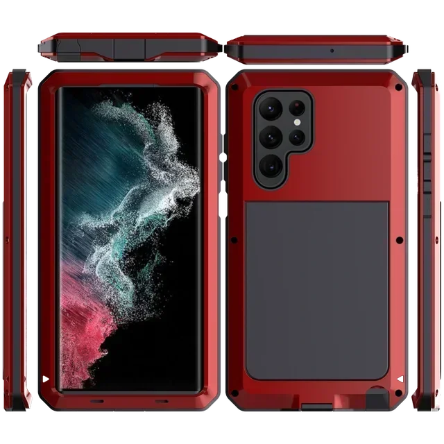 TitanForge AlloyShield Series – Full Metal Armor Case for Samsung Galaxy S Series