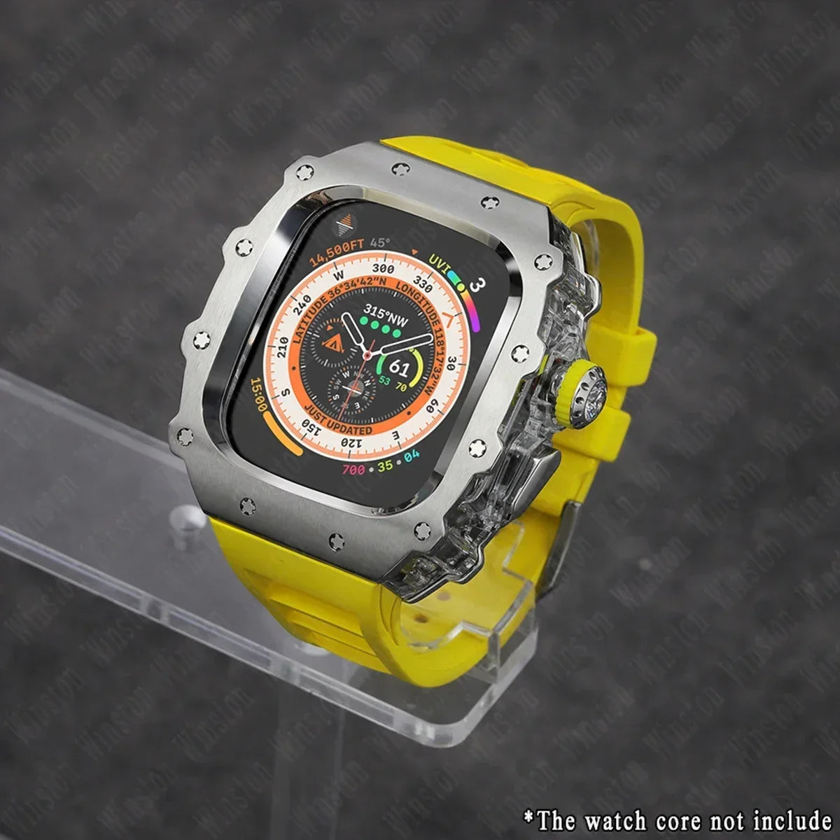 FortiCase™ Sport Edition — Stainless Steel Armor Kit for Apple Watch Ultra 3, 2 & 1 & Series 6–9