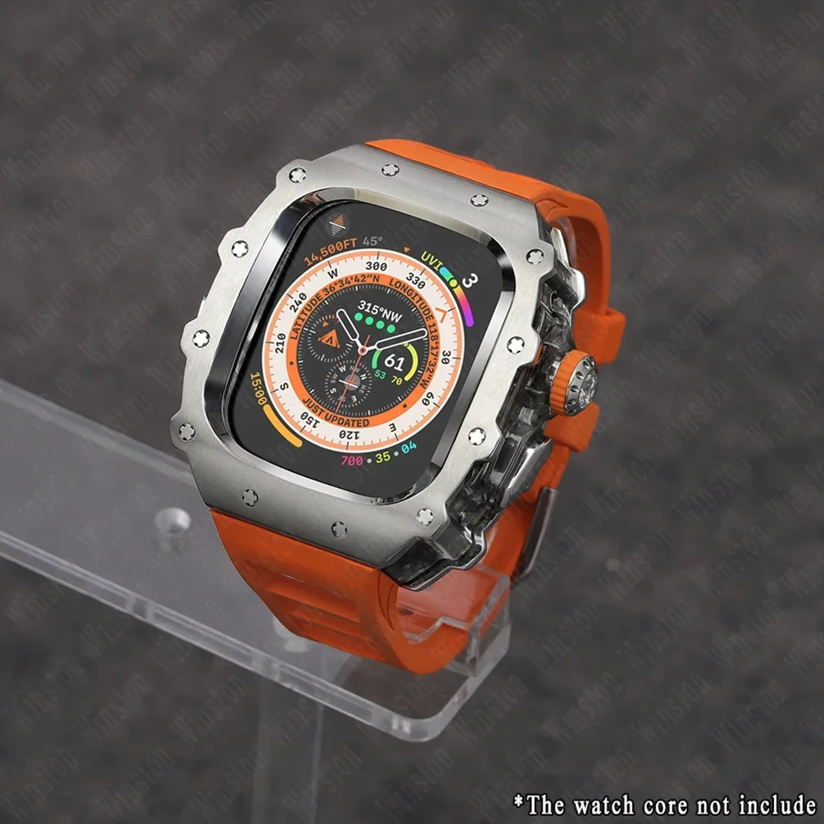 FortiCase™ Sport Edition — Stainless Steel Armor Kit for Apple Watch Ultra 3, 2 & 1 & Series 6–9