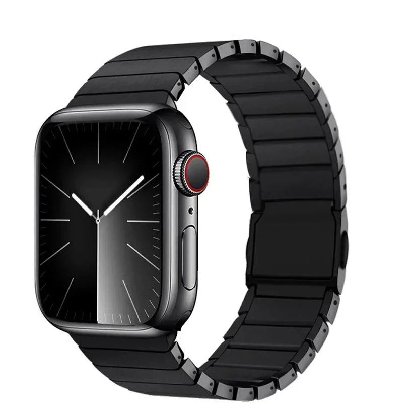 Titanium Elite Link Band for Apple Watch Ultra & Series 9 - Magnetic Closure