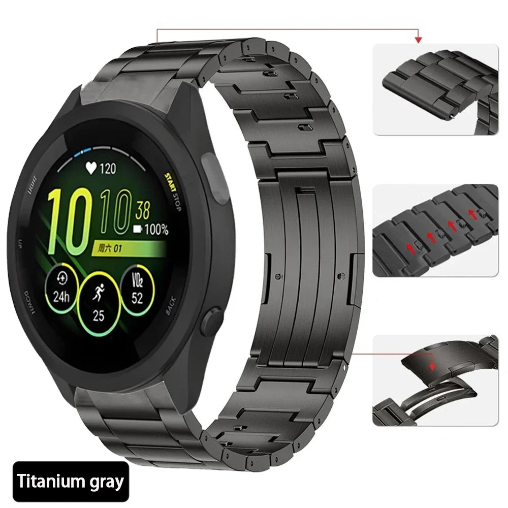 Avontic TitanForge Pro Titanium Quick-Release Band for Garmin Watches – 20mm & 22mm