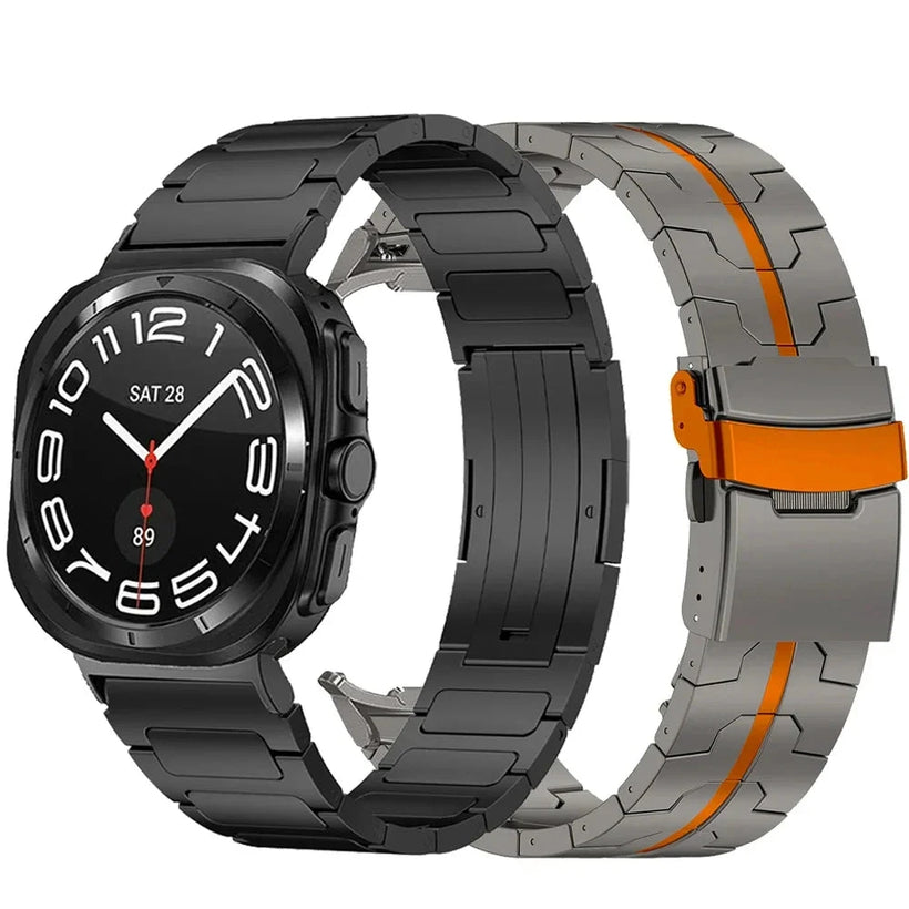 2-Pack Pure Titanium Watch Bands for Galaxy Watch Ultra & Ultra 2 (2026)